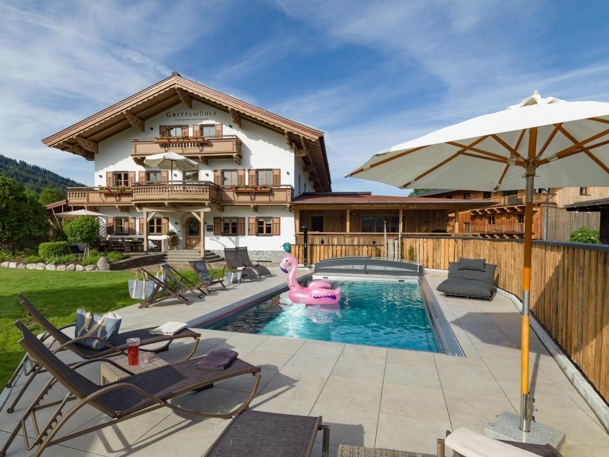 Grittlmuehle Chalet Ferienwohnungen Brixen im Thale Exterior foto